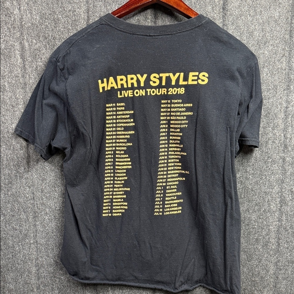 Harry Styles Tour 2018 Black Graphic Tee - Picture 3 of 6